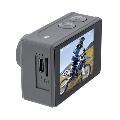 IZI Click Plus 5K Action Camera - 170° Wide Angle, Anti-Shake EIS - IZI