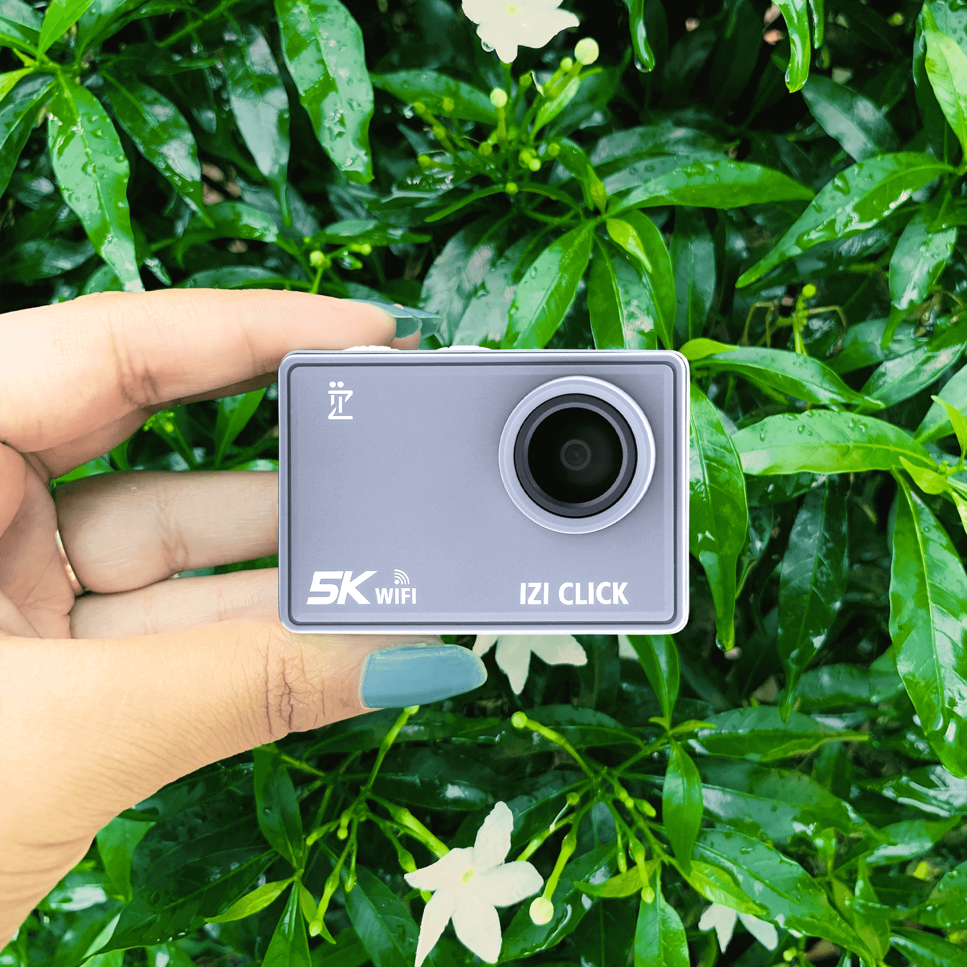 IZI Click Plus 5K Action Camera - 170° Wide Angle, Anti-Shake EIS - IZI